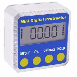 Digital Angle Gauge Meter Protractor 360 degree Magnets Base Level Slope Bevel Box Inclinometer