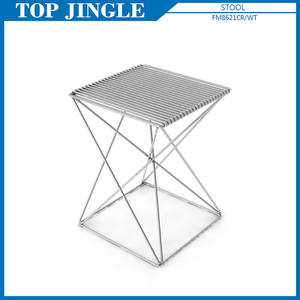 Ensemble de 2 tables gigognes ajustables Meubles de salon en verre fantaisie pour usage domestique - Product Image 4