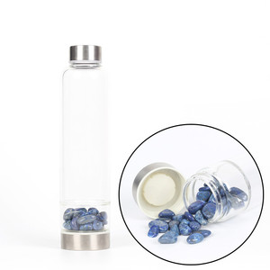 Pierres précieuses Cristal de quartz clair Bouteille d'élixir Graviers pour cadeau - Product Image 5