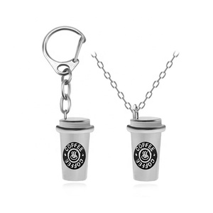 Nuovo Portachiavi in Metallo a Forma Unica di Tazza di <span class=keywords><strong>Caffè</strong></span> per Regalo - Product Image 4