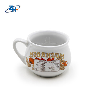 Taza de Sopa Redonda Grande de <span class=keywords><strong>Cerámica</strong></span> en Forma de 1 para Niños, <span class=keywords><strong>Vajilla</strong></span> de <span class=keywords><strong>Gres</strong></span> para Uso Diario y Fiestas - Product Image 5
