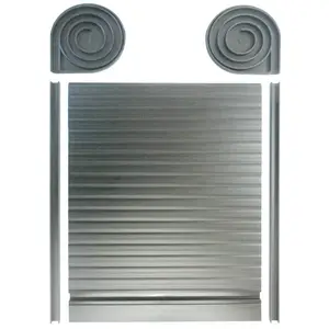 Rắn Đen Sliver Đồ Nội Thất Nhựa Đùn Hồ Sơ PVC ABS Thanh RV Xoắn Ốc Tủ Con Lăn Màn Trập Cho Cửa Tủ - Product Image 1