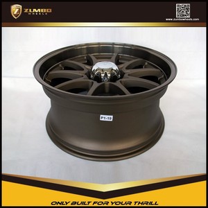 ZUMBO F7647 Semi Máquina de Bronce Mate Labio + Bronce Cataphoreisis Coche 20 "Llantas de Aleación - Product Image 4