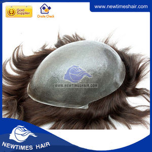 HS1 ： Super peluquín de caballero con base de piel fina - Product Image 1