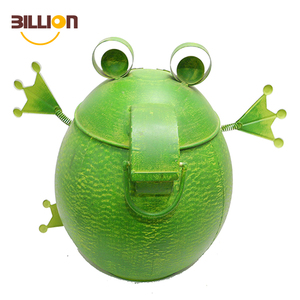 <span class=keywords><strong>Poubelle</strong></span> rétro en métal de style animaux, corbeille pas étanche aux animaux avec couvercle, panier de décoration en fer - Product Image 3