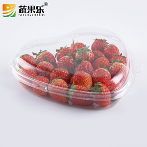 Lesui tái chế hình trái tim nhựa PET trái cây trong suốt dâu tây hộp vỉ nhựa bao bì dâu tây <span class=keywords><strong>container</strong></span> - Product Image 2