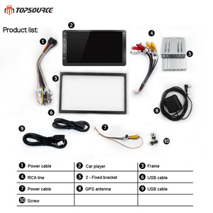 Xe Máy nghe nhạc DVD phổ 7 "Wifi RDS <span class=keywords><strong>AV</strong></span> ra Android 6.0 GPS 2DIN đài phát thanh xe GPS navigation cho VW Nissan TOYOTA - Product Image 6