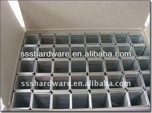 Sss divergente punto U - tipo de alambre fino de la corona de grapas - Product Image 1