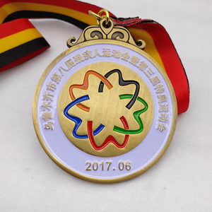 Medaglia Atletica Personalizzata in <span class=keywords><strong>Zamak</strong></span> per Gare, Produzione all'Ingrosso Professionale Cinese - Product Image 1