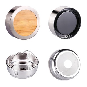 Vacuum Bamboo Tumbler with <strong>Tea</strong> Infuser Strainer Drinking Bottle <strong>Thermos</strong> - Product Image 3