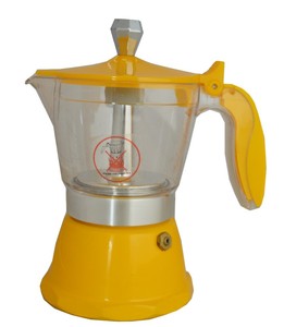Mini presse à expresso manuelle pour cuisinière et <span class=keywords><strong>gaz</strong></span> avec bouton diamant - Product Image 4