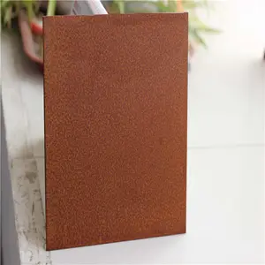 Astm a242 lazer kesim Çin corten çelik m2 paslanmış metal ekranlar için fiyat