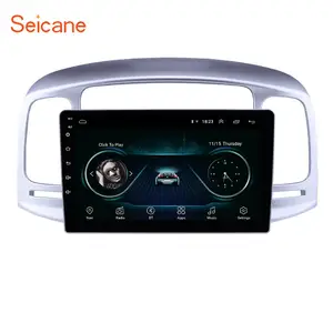Système de Navigation GPS, Radio, avec caméra de recul, DVR, USB et SWC, pour Hyundai adent 10.0 — 2006, Android 2011, 9 pouces