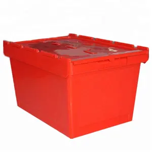 ढक्कन के साथ Stackable और Nestable प्लास्टिक कारोबार प्लास्टिक चलती बॉक्स