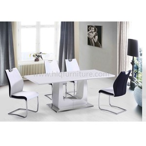 Nóng Bán Sang Trọng 6-10 Chỗ Mdf Gỗ Thiết Kế/Đá Cẩm Thạch Thiết Kế/Glass Top Giá Thấp Bàn Ăn Bộ Ghế - Product Image 5