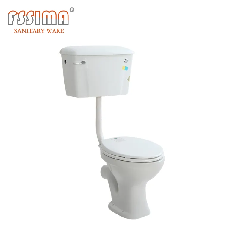 P-Tray Washdown zweiteilige kleine Toilette Bowl_Badezimmer WC Nigeria WC Toilette mit Meer