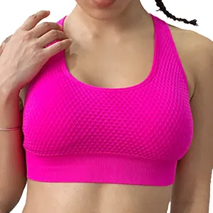 JIEJIN — soutien-gorge Double couche sans couture pour femmes, sous-vêtements de sport ajustable, sans couture, boucle, Yoga, 2022