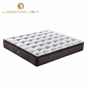 Europa stile top bianco materasso a molle insacchettate con schiuma encasement