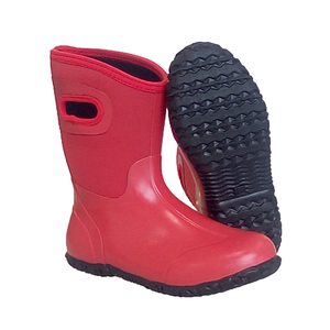 Para mujer <span class=keywords><strong>Rojo</strong></span> Marco <span class=keywords><strong>De</strong></span> Goma <span class=keywords><strong>De</strong></span> Neopreno Botas <span class=keywords><strong>de</strong></span> Lluvia Al Por Mayor - Product Image 1