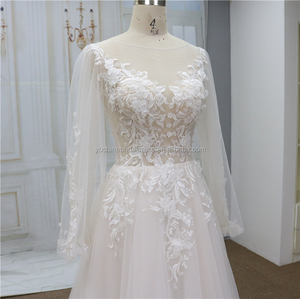 Vestido de novia de manga larga, traje bonito del Príncipe, de marie sirne - Product Image 6