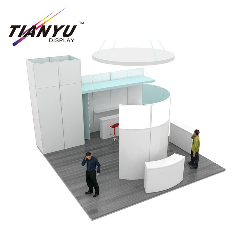 Modulaire réutilisable stand d'exposition en aluminium