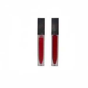 Rossetto liquido rosso idratante opaco impermeabile etichetta privata oem personalizzato all'ingrosso