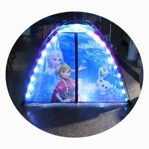 Новый дизайн, светящаяся рамка, Игровая палатка в темноте, светящаяся детская палатка со светодиодной подсветкой