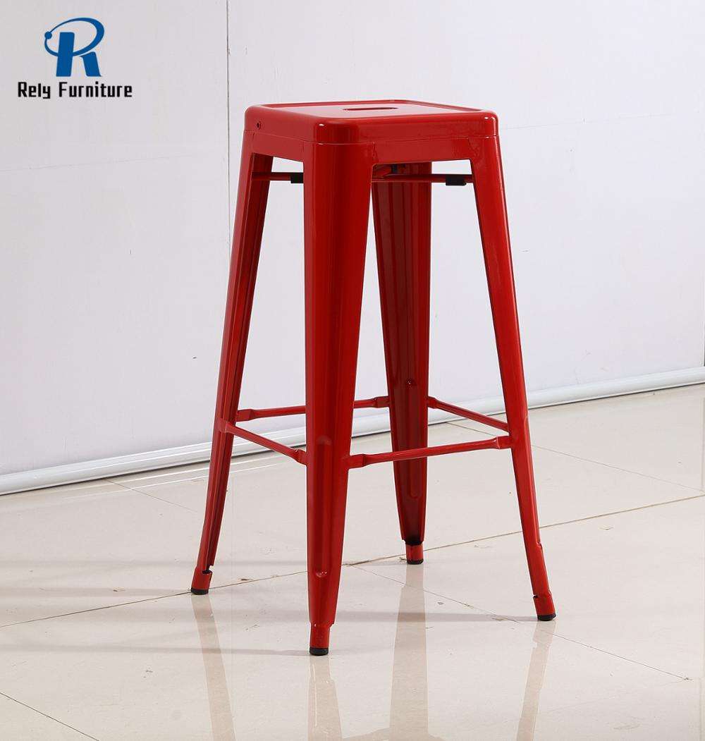 Buschman Store Buschman Stools Pair Of BUSCHMAN Store Galvanized