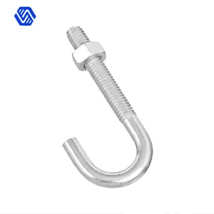 Stainless Steel Carbon steel J bolt and Nut from China Supplier