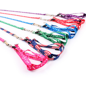 ¡Novedad de 2018! Collar para mascotas de poliéster y nailon suave y barato, correa para perro con estampado personalizado de 1CM, tamaño pequeño para perros pequeños cachorros - Product Image 2