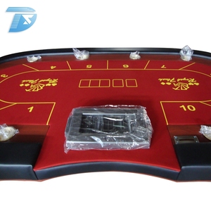 Bonne qualité 8 personne grande table de <span class=keywords><strong>poker</strong></span> avec boîtes de dépôt - Product Image 6