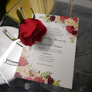 Invito di Nozze Personalizzato in Acrilico Satinato con Stampa UV - Product Image 3