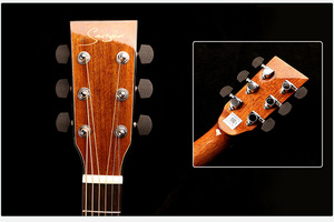 <span class=keywords><strong>Guitarra</strong></span> JUMBO de Nogal, Instrumento Musical de Cuerda Occidental Sólido - Product Image 2