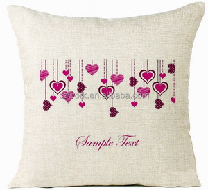 <span class=keywords><strong>J</strong></span>'aime Vous Numérique Imprimé Oreiller Intérieure/Extérieure Coussin Couvre Photo Impression Carré - Product Image 6
