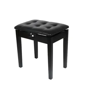 Banco de Piano de Madera Maciza de Alta Calidad, Ajustable para Pianistas Profesionales - Product Image 1