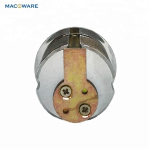 Alta Seguridad chapado en cromo calidad latón redondeado de la cerradura de puerta de - Product Image 4