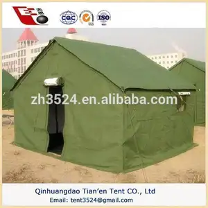 Зеленый военная холст один слой палатки кемпинга для 5 человек