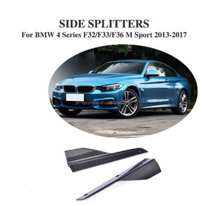In Fibra di carbonio <span class=keywords><strong>4</strong></span> <span class=keywords><strong>Serie</strong></span> F32 Estensione Lato Splitters per <span class=keywords><strong>BMW</strong></span> 435i M Sport Coupe-Door 13-17 - Product Image 4