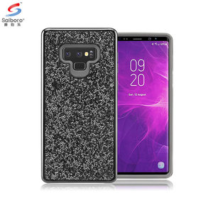 En gros placage pc cadre mince paillettes bling bling étui de téléphone pour samsung galaxy note 9 <span class=keywords><strong>s9</strong></span> s9plus J3 j7 2018 - Product Image 2