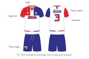 Profession high high quality outfit of Soccer jersey wear design quick dry boy school uniform children soccer - Product Image 4
