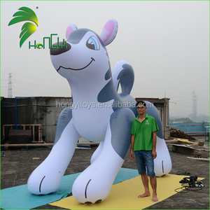 Hongyi-<span class=keywords><strong>globo</strong></span> inflable gigante de PVC, juguete de Husky gris, gran oferta - Product Image 2