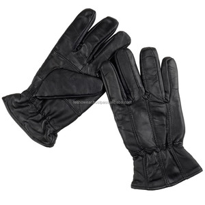 Gants en cuir de mouton véritable pour hommes Gants en cuir de mouton doux et confortables, élégants et durables pour l'hiver - Product Image 1