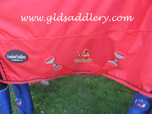 rojo 16800d desvíos manta caballo con cuello estándar - Product Image 3