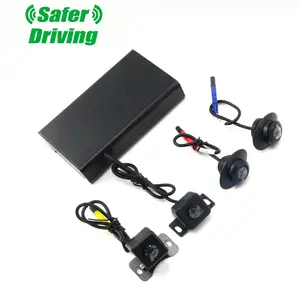 360 graden bird view camera systeem naadloze display 4 kanaals auto bewakingscamera parkeer assistent XY-360