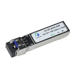 10G SFP משדר מודול 300m 850nm 10G SFP + SR מודול MM LC מחבר כפול סיבים