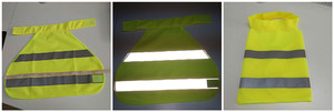 Mini Desain Fluorescent Lucu Reflektif Pet Keselamatan Anjing Rompi - Product Image 4
