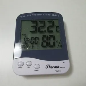 MAX-MIN termo Hygro saat dijital termometre