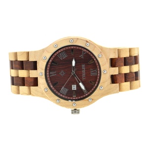 <span class=keywords><strong>Orologio</strong></span> <span class=keywords><strong>da</strong></span> <span class=keywords><strong>Polso</strong></span> <span class=keywords><strong>in</strong></span> <span class=keywords><strong>Legno</strong></span> Fatto a Mano Best Seller con Funzione Luminosa, Nuovo Design, Quadrante <span class=keywords><strong>in</strong></span> Vetro Zaffiro - Product Image 3