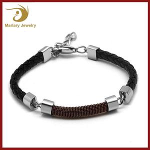 2017 En Cuir Wrap Bracelet Manchette, Tête de Lion Bracelet Bracelet Pour Hommes, En Acier inoxydable Bijoux - Product Image 2