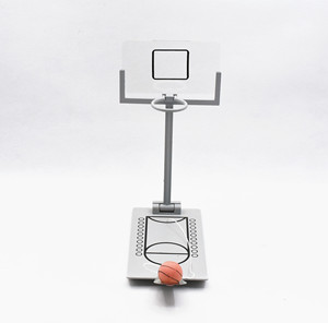 Plastic Basketball Drinking Game with 6 shot glasses and acrylic board